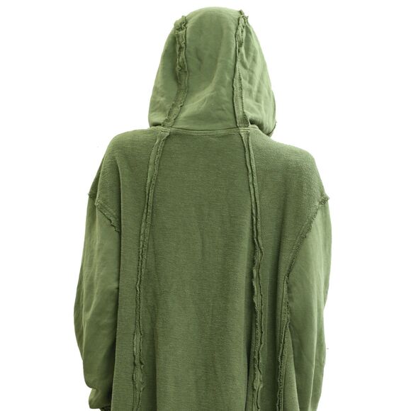 Free People North Sweatshirt Hoodie Tunic Top Oversized Slouchy Cotton M 283700 - Picture 10 of 11